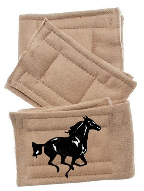 Peter Pads Tan 3 Pack 5 sizes with Design Horse